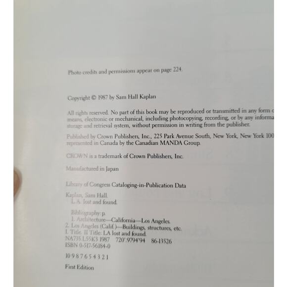 Vintage “L.A. Lost & Found” 1987 Hardcover Sam Hall Kaplan Architecture Book - Picture 6 of 15